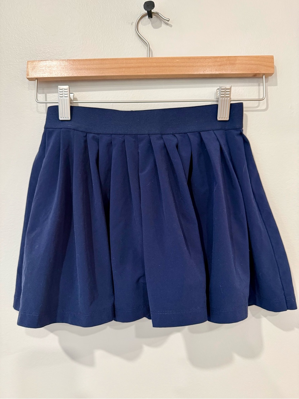 Athleta Girl Pleat Perfect Navy Pleated Skort